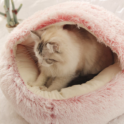 Winter Warm Semi-Enclosed Cat Litter Box