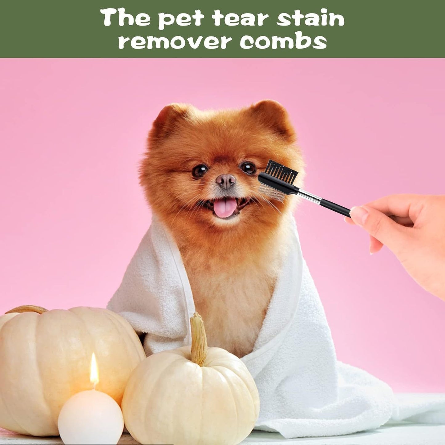 Pet Double-sided Eye Brush