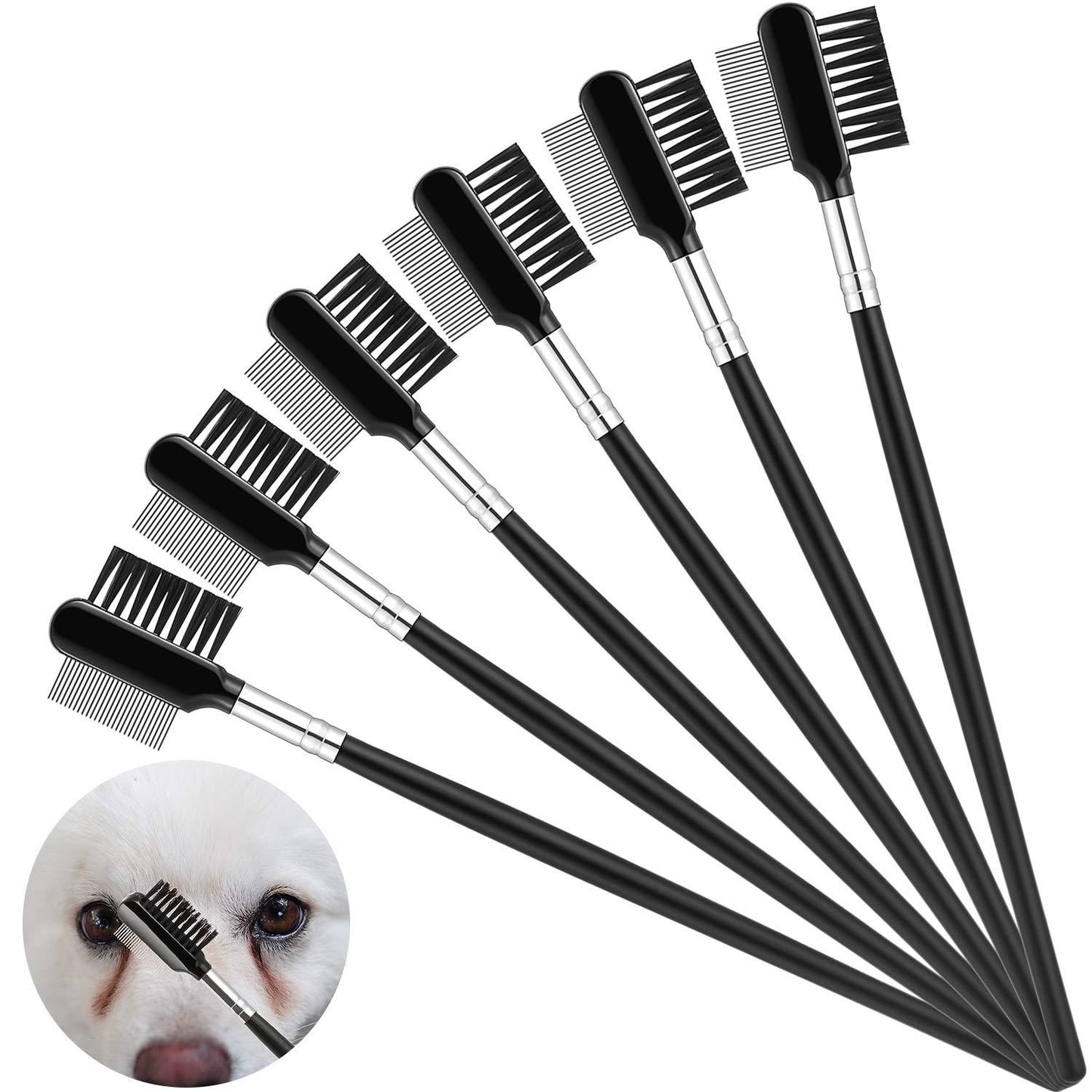 Pet Double-sided Eye Brush