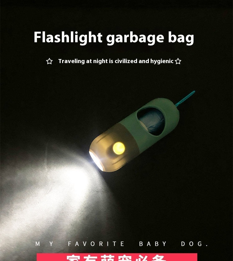 LED Pet Waste Bag Dispenser