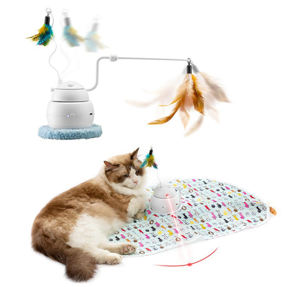 4-in-1 Rechargeable Interactive Cat Toy