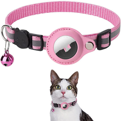 Reflective Collar with Airtag Holder