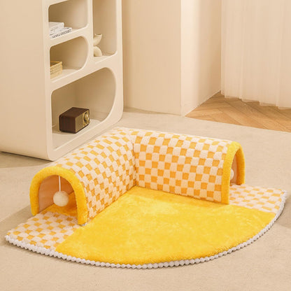 2 In 1 Dog Cat Bed Tunnel