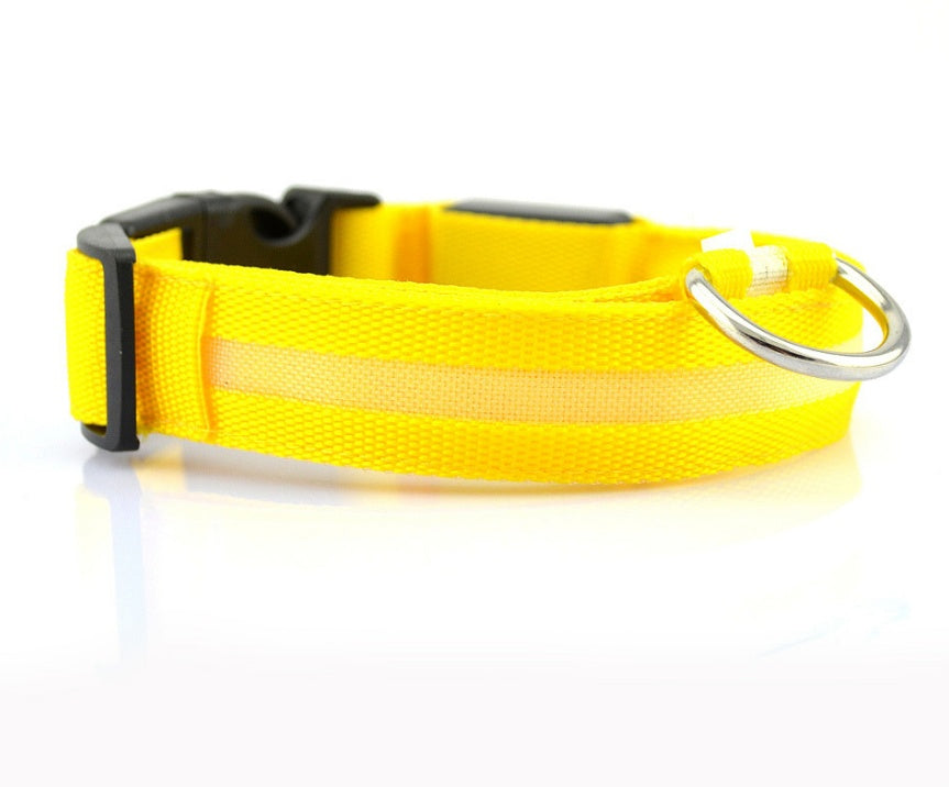 Nylon LED Pet Dog Luminous Collar