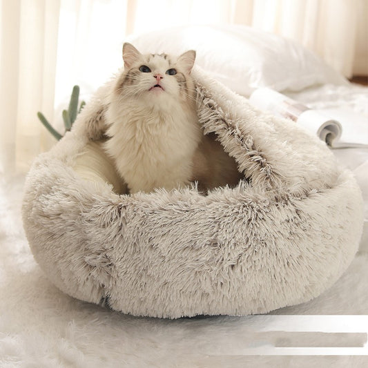 Winter Warm Semi-Enclosed Cat Litter Box