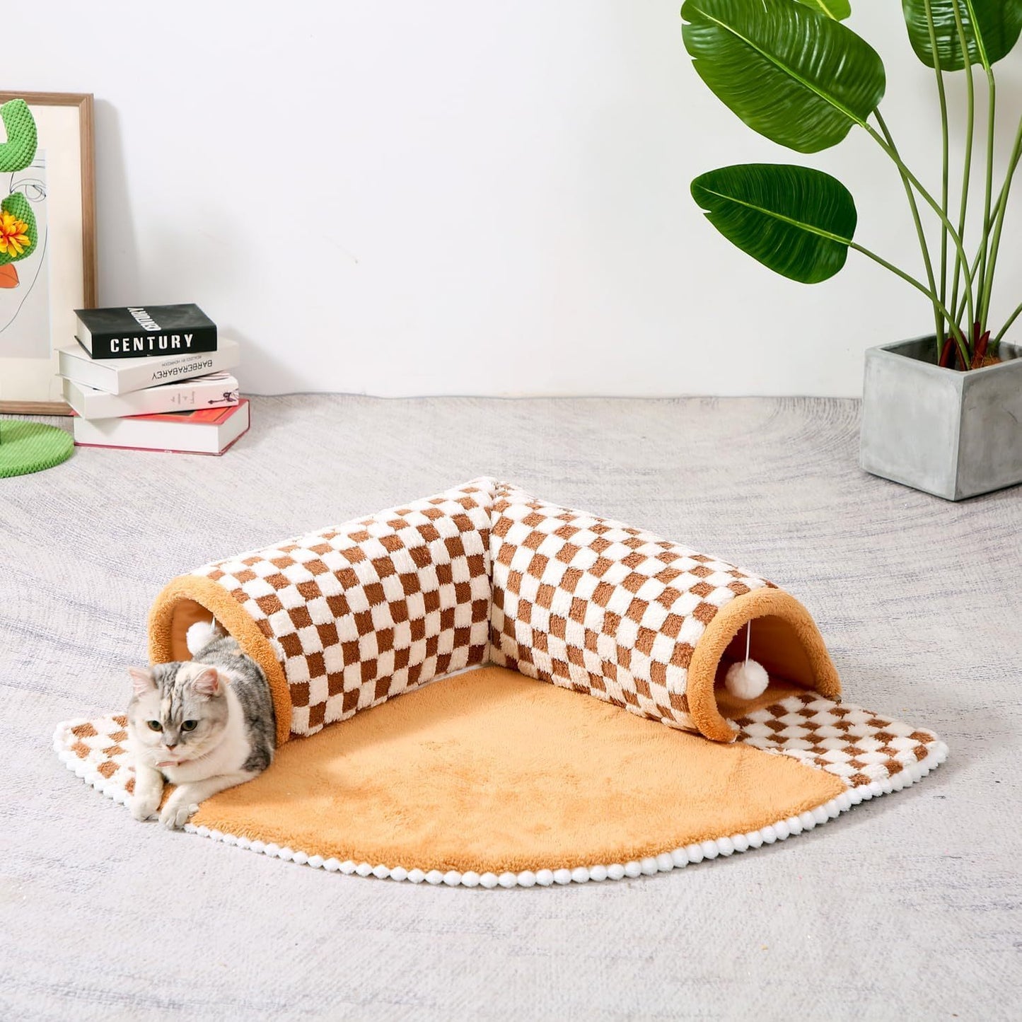 2 In 1 Dog Cat Bed Tunnel