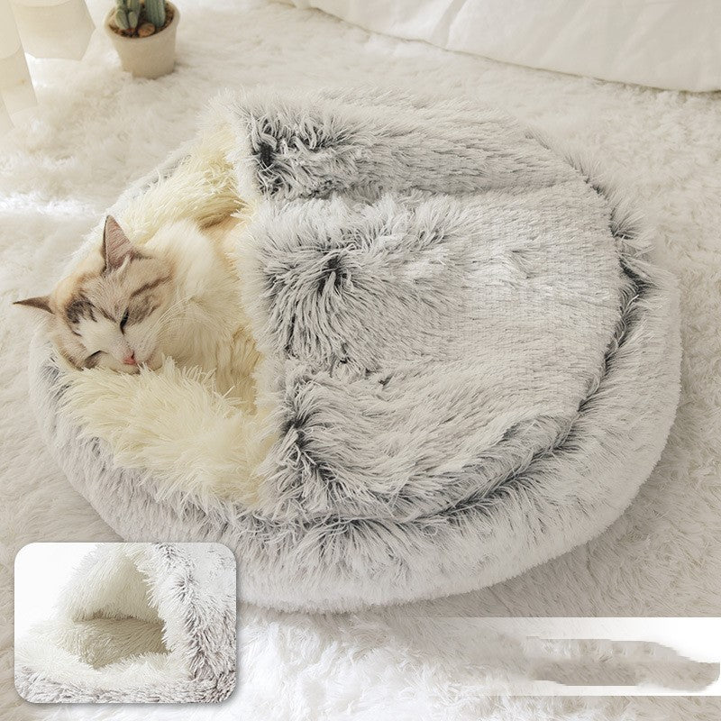 Winter Warm Semi-Enclosed Cat Litter Box