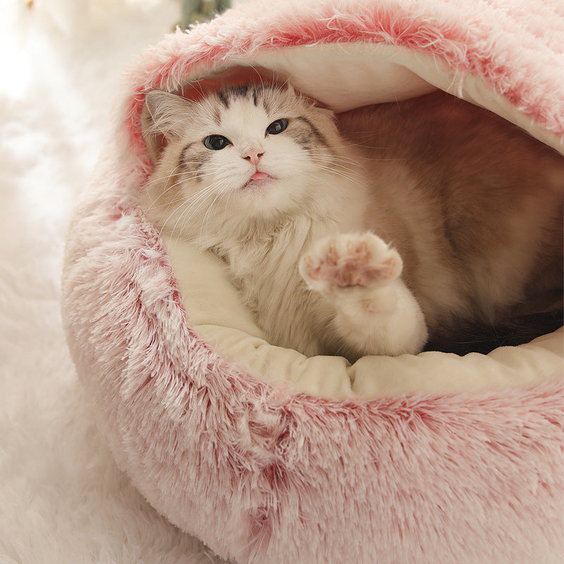 Winter Warm Semi-Enclosed Cat Litter Box