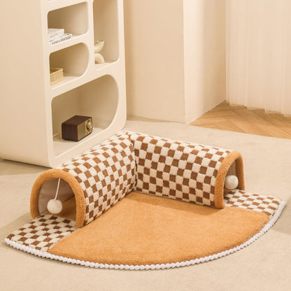 2 In 1 Dog Cat Bed Tunnel