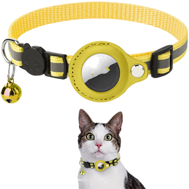 Reflective Collar with Airtag Holder