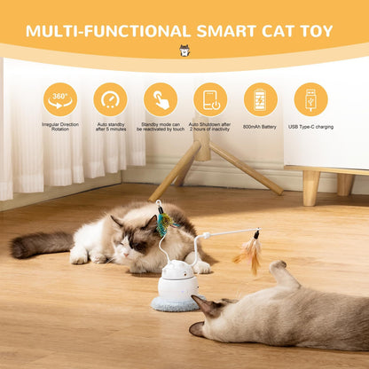 4-in-1 Rechargeable Interactive Cat Toy