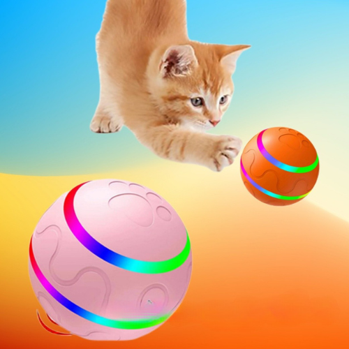 Intelligent USB Self-Rotating Cat Toy Ball