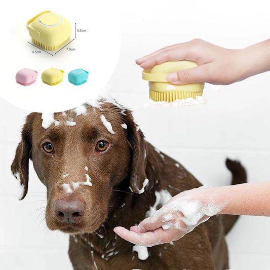 Silicone Dog Bath Massage Shampoo