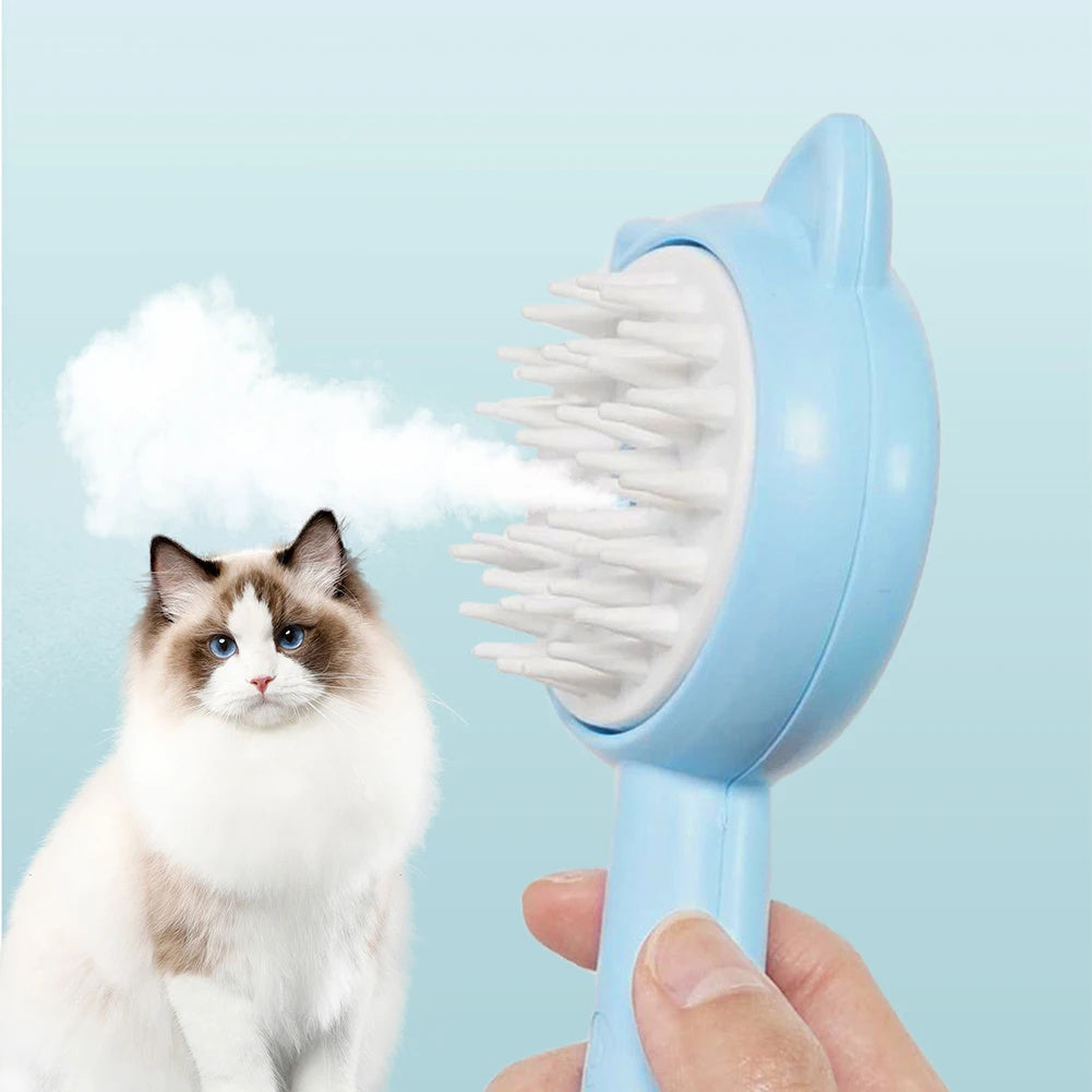 Rechargeable Self-Cleaning Pet Grooming Brush