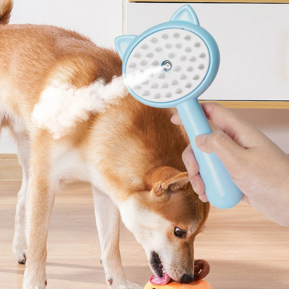 Rechargeable Self-Cleaning Pet Grooming Brush